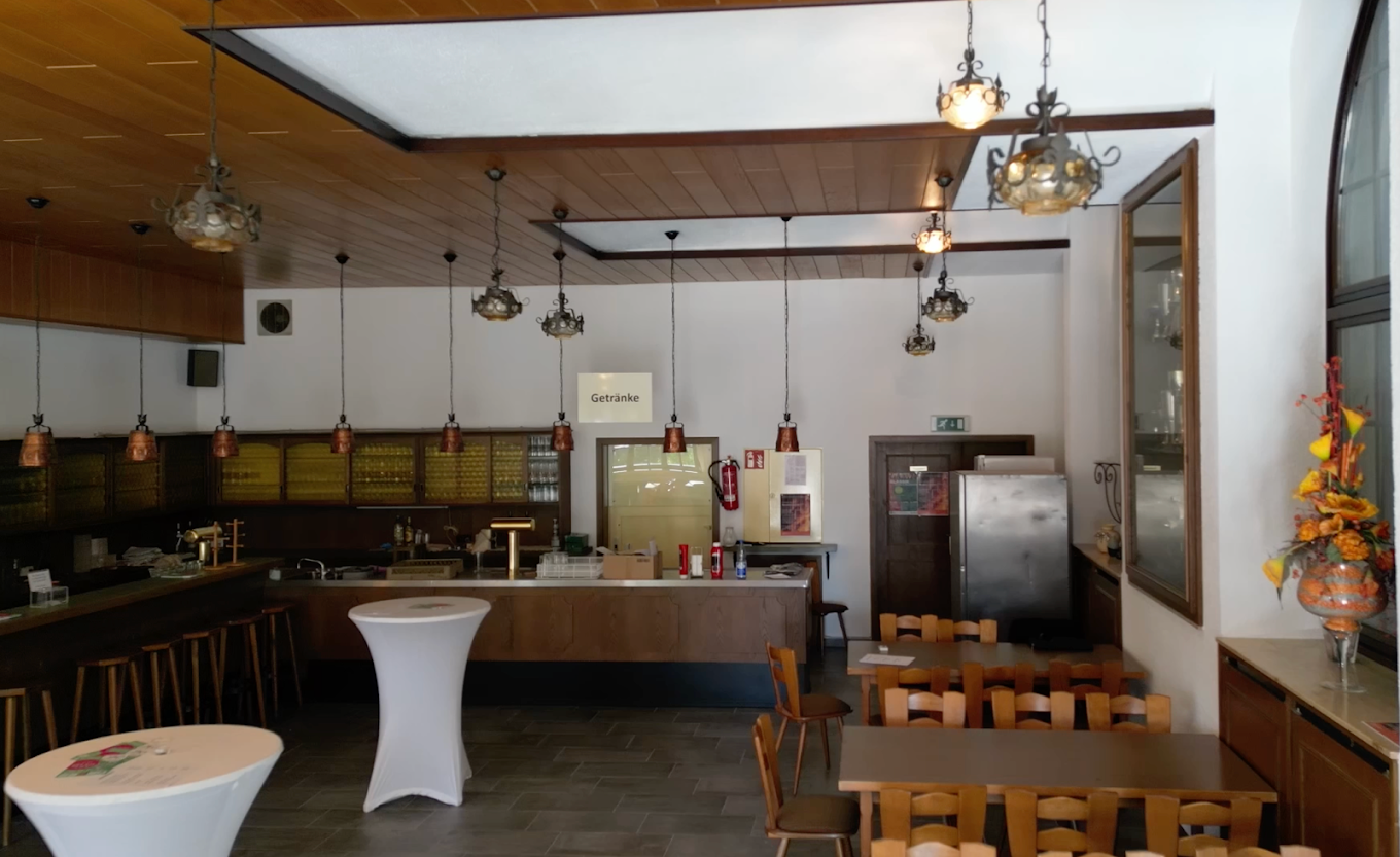 Innenraum und Barbereich